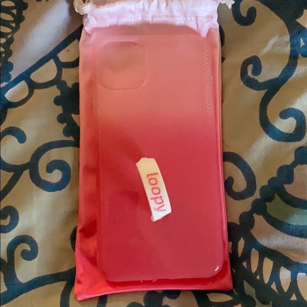 Pink Ombre Loopy Iphone Case (11 pro max)